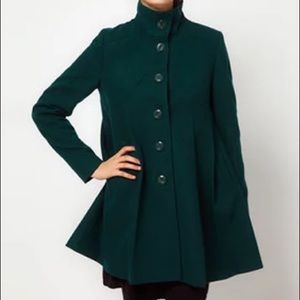 ASOS Pleat Swing Front Coat